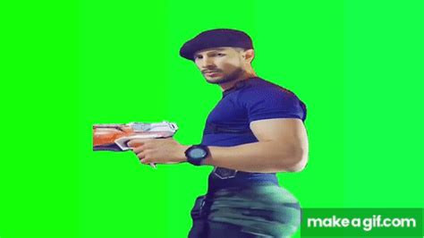 I Need More Bullets Green Screen... on Make a GIF