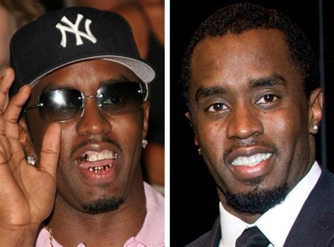 P Diddy with and without teeth grillz. - Rappers With And Without Teeth ...