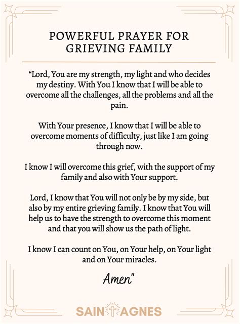 9 Short Prayers for Grieving Family: Comfort and Strength