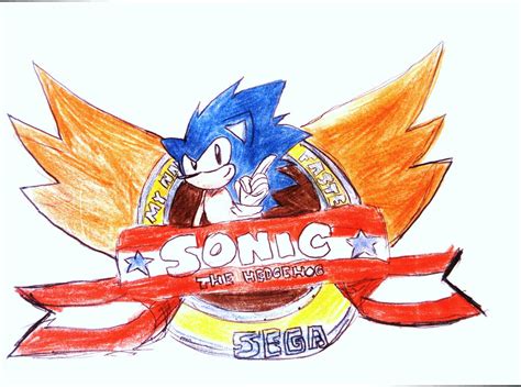 Sonic 1 Early Logo by JamEmoX on DeviantArt