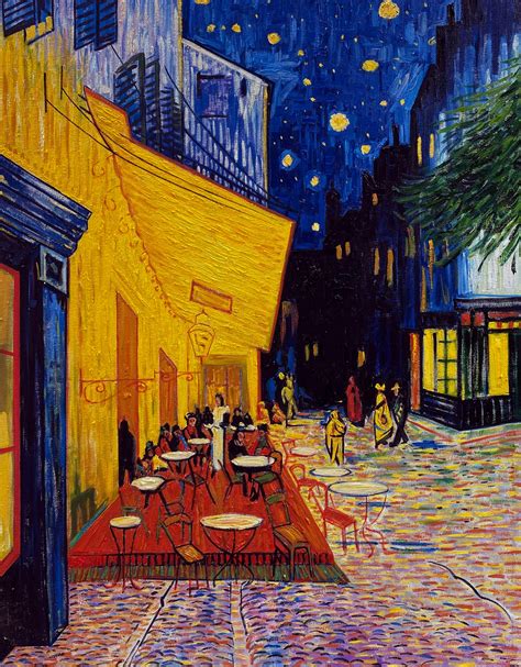 Vincent Van Gogh Cafe Terrace At Night