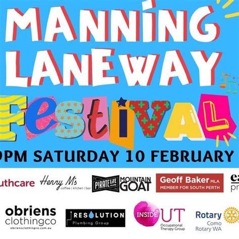 Manning Laneway Festival – Soroptimist International of South Perth