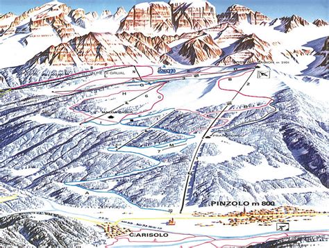 Pinzolo Trail map - Freeride