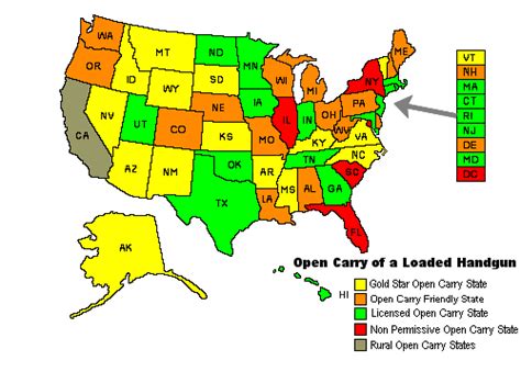 Right To Carry States Map