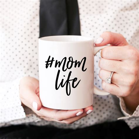 Mom Life Coffee Mug Mom Mug Quote Coffee Mug by sweetwaterdecor