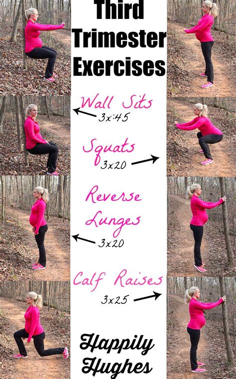 Third Trimester Exercise Routine | Fitness | Happily Hughes - the blog