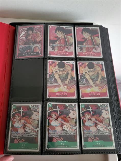 One piece cards OP2 Rares Secret Rare AA Luffy Zoro Nami Sanji Kizaru ...