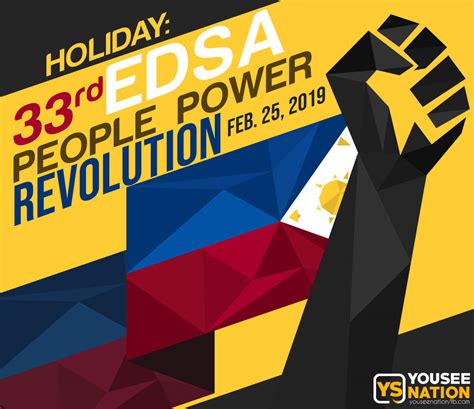 EDSA People Power Revolution poster design by YellowishGuy on DeviantArt