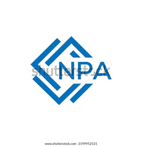 Npa Letter Logo Design On White Stock Vector (Royalty Free) 2199952521 ...