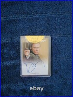 James Bond Daniel Craig Skyfall Autograph Card | Autograph Collection ...