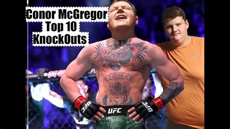 Conor McGregor top 10 knockouts (reactions) - YouTube