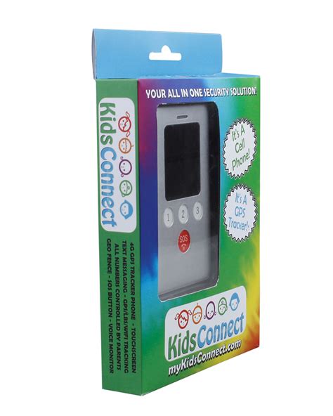 KidsConnect Wearable GPS Tracker 4G Cell Phone for Kids & Children ...