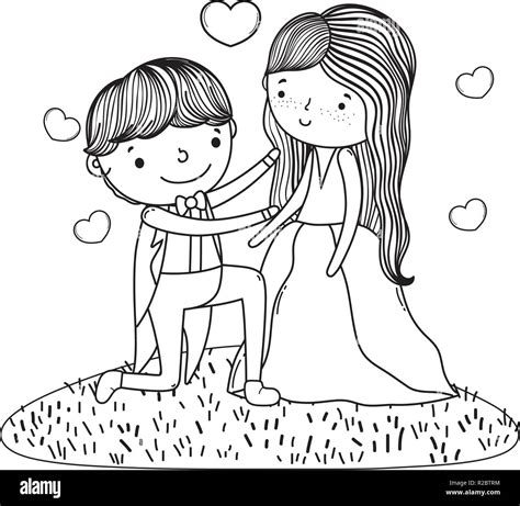 Top 179+ Cartoon couple images black and white - Tariquerahman.net