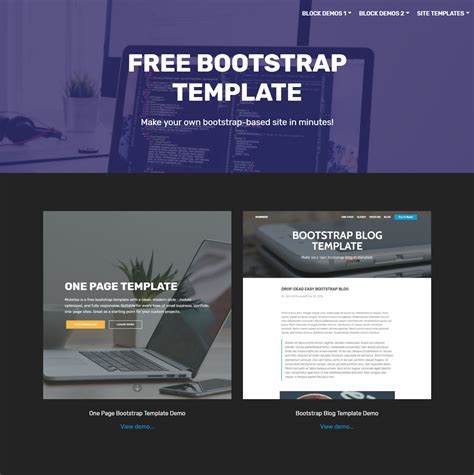 55+ Best Free Bootstrap Templates 2021