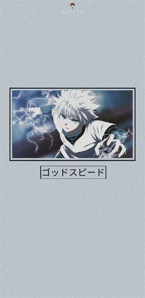 Killua, blue, god, godspeed, gon, hunter, hunter x, lightning, speed, white, HD phone wallpaper ...