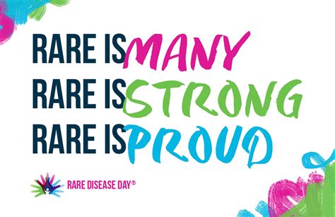 rare disease day rare many proud slogan rzadkie choroby | Duolook Blog