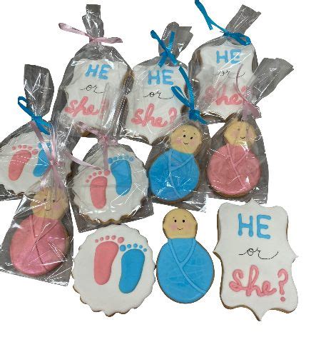 GENDER REVEAL COOKIES – Marissas Cakes