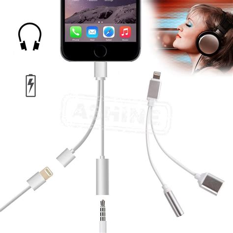 Joint headphone and charger adapter for iPhone 7 | Charger adapter ...