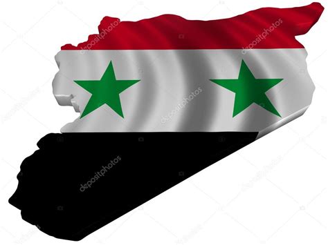 Flag and map of Syria — Stock Photo © sav_up #5247349