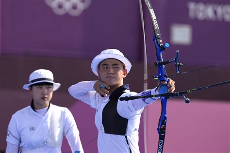 South Korea wins gold in archery's mixed team Olympic debut