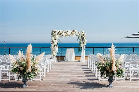 wedding ceremony at Gurneys's Montauk, NY Wedding Ceremony Arch ...