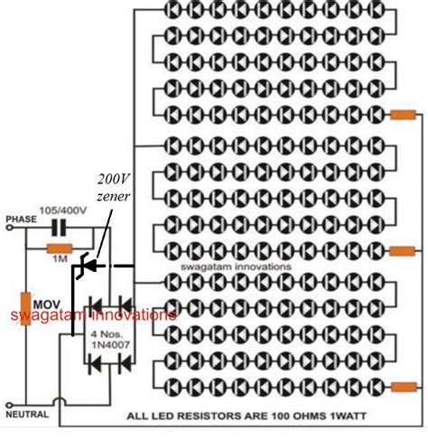 Simple Led Circuit Schematics