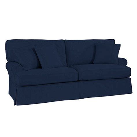 Davenport Sofa Slipcover - Special Order Fabrics | Ballard Designs | Davenport sofa, Slipcovered ...