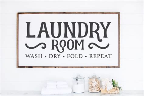 Four Pretty Laundry Room SVG Files - Hey Let's Make Stuff