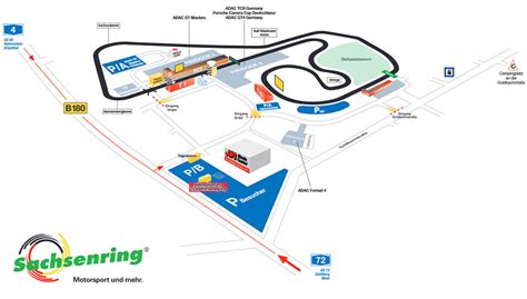 Sachsenring - Motorsport und mehr - Streckenplan