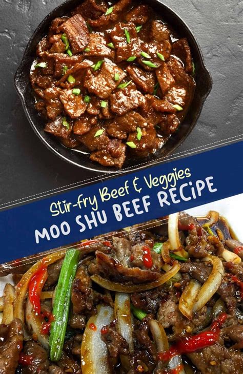 Moo Shu Beef Recipe - The Fork Bite