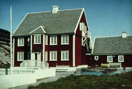 Colourful houses in greenland.