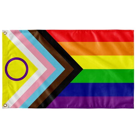 Drapeau de fierté de progrès inclusif intersexe Nouvelle - Etsy France