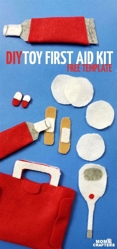 Toy First Aid Kit From Felt Free Printable Template! (no, 55% OFF