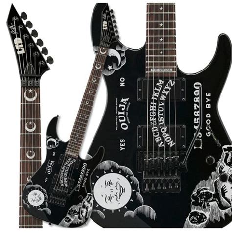 Kirk hammett guitars, Kirk hammett signature guitar, Guitar photos