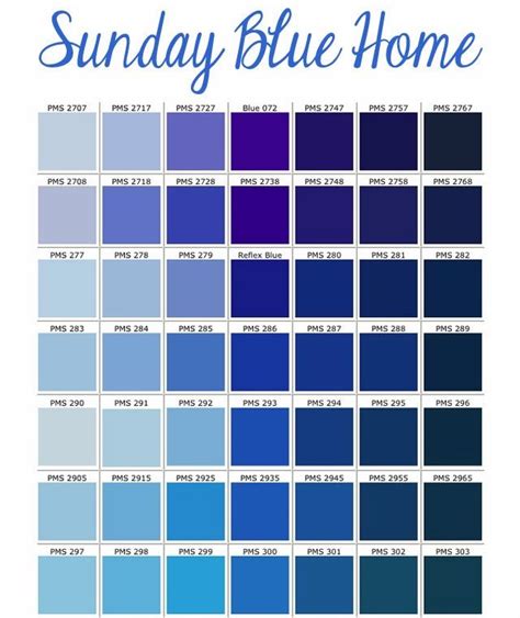 Pantone couleurs bleues | Bleu pantone, Nuancier bleu, Palette de couleurs bleu