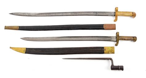 Lot Detail - LOT OF 3: CIVIL WAR BAYONETS