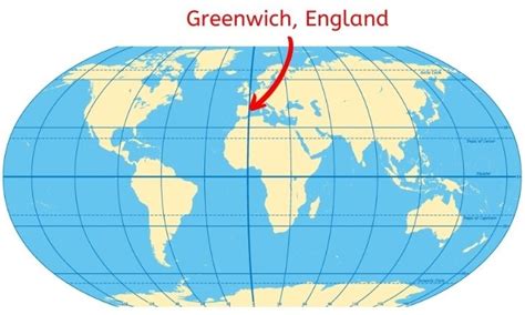 Greenwich Mean Time Zone Map