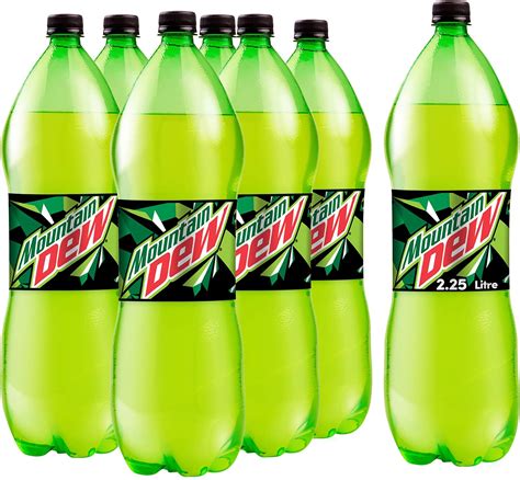 Mountain Dew, Carbonated Soft Drink, Plastic Bottle, 6 x 2.25L price in UAE | Amazon UAE | kanbkam