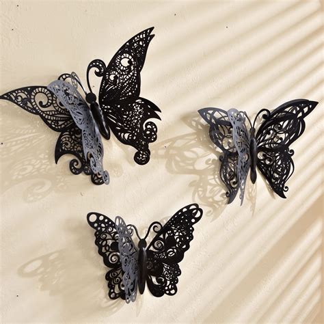 Black Butterfly Wall Art