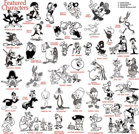 16mm Old Time Cartoons For Rental | Ilustrações, Desenhos antigos, Tatuagens retro