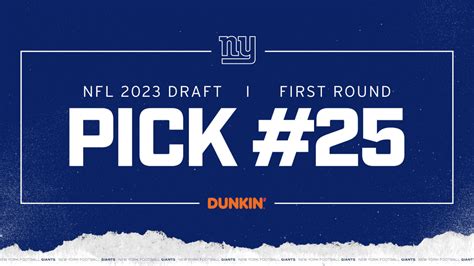 2023 NFL Draft Order: Giants hold 25th pick