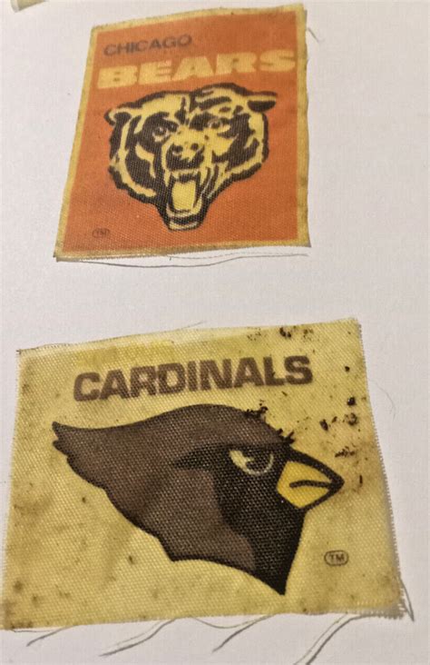 6 Old Iron On Cloth Transfers NFL Team Logos Lions Browns Eagles Patriots Bears | eBay
