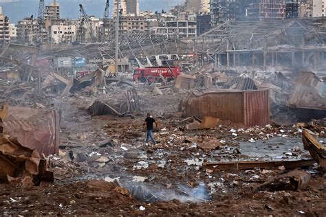 Videos y fotos de cómo quedó Beirut después de la explosión