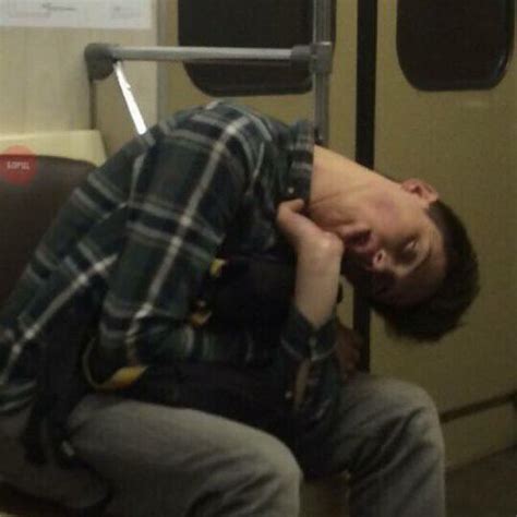 Funny Pictures of People Sleeping in Weird Places