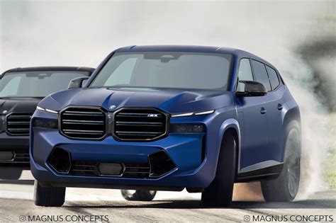 BMW XM: Neue Entwürfe zeigen Hybrid-Power-SUV im Drift