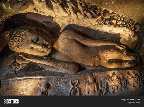 Reclining Buddha Chaitya-griha Image & Photo | Bigstock