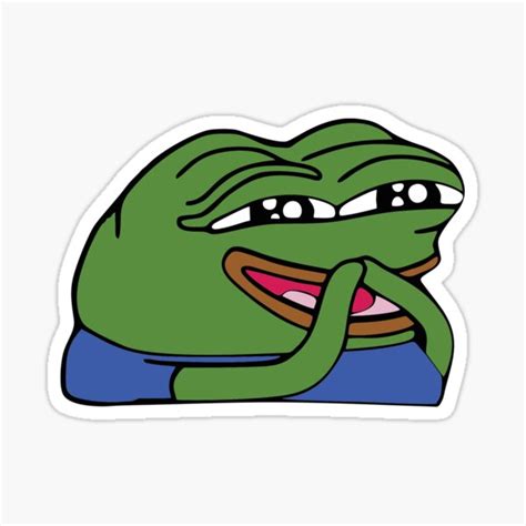 "pepe meme discord pfp - art pfp sticker" Sticker von RndmBlkGuy ...