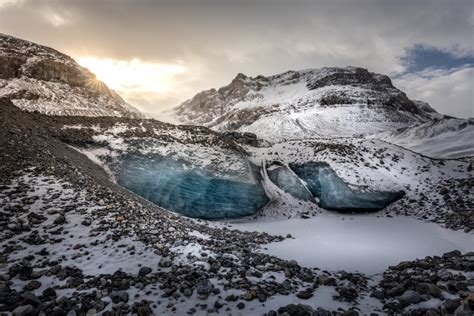 Remarkable Photos of Ice Caves Hidden in the Canadian Rockies