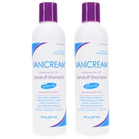 Vanicream Medicated Anti-Dandruff Shampoo 8 oz 2 Pack, 16 oz - Fry’s ...