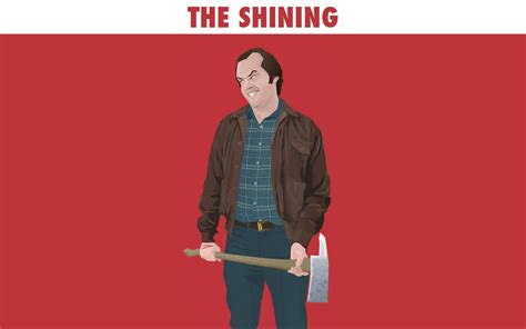 Download Minimalist The Shining Jack Wallpaper | Wallpapers.com